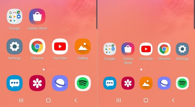 10 ترفند کاربردی برای گلکسی S10 و S10 پلاس 2 تغییر سایز آیکنها در گوشی سامسونگ اس 10 پلاس