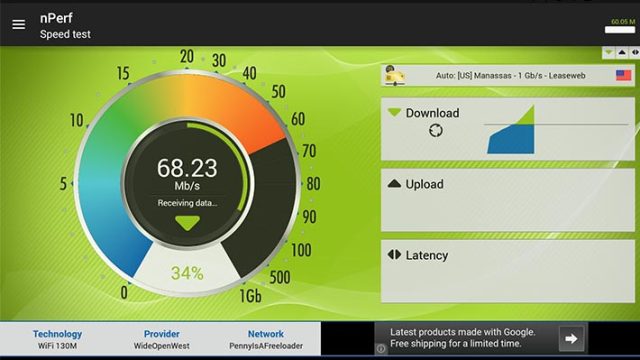 نرم افزار nperf