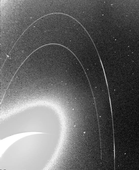 تصویر گرفته شده از حلقه های نپتون توسط ناسا - 1999