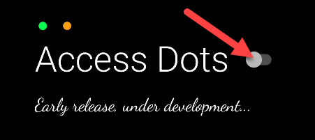 نحوه نصب و استفاده برنامه Access Dots 