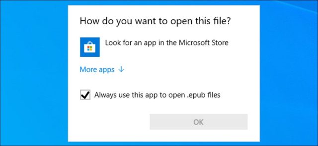 باز کردن فایل EPUB در ویندوز