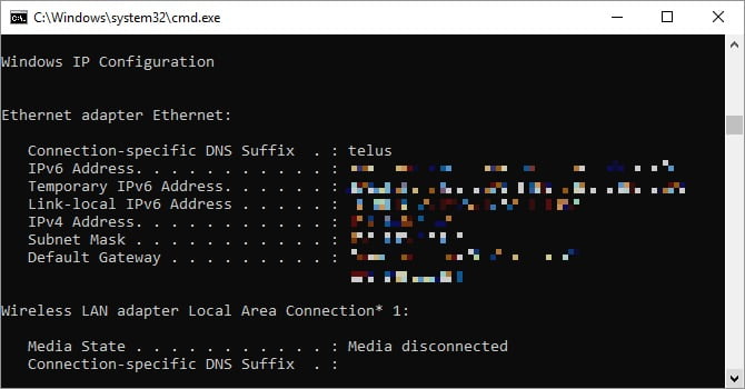 Ipconfig