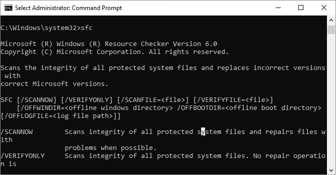 System File Checker