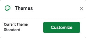 استفاده و شخصی سازی تم در Google Sheets 3 استفاده و شخصی سازی تم در Google Sheets