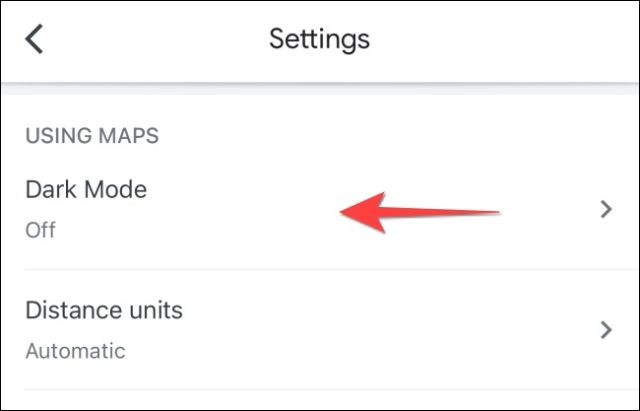 فعالسازی دارک مود Google maps در ایفون و ایپد 3 فعالسازی دارک مود Google maps در ایفون و ایپد