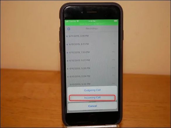 نحوه ضبط مکالمه در آیفون 9 Rev call recorder
