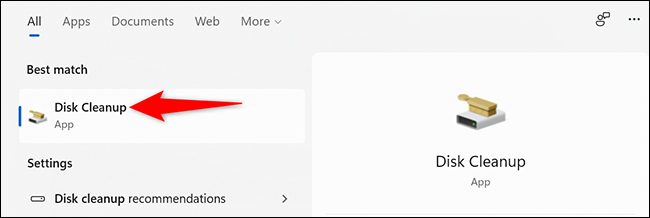 چگونه کش در سیستم عامل ویندوز 11 را پاک کنیم 1 نحوه استفاده از Disk Cleanup برای پاک کردن کش