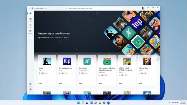 اجرای برنامه های اندروید در ویندوز 11