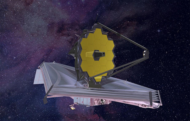 تلسکوپ فضایی جیمز وب پالت اصلی سپر خود را برای استقرار محافظ خورشیدی، باز کرد