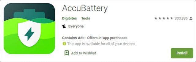 برنامه AccuBattery