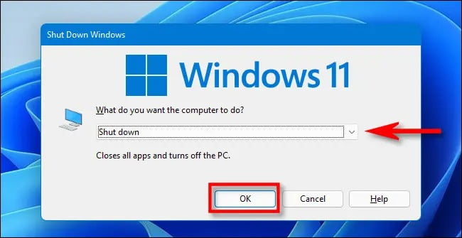 نحوه خاموش کردن یک کامپیوتر ویندوز 11