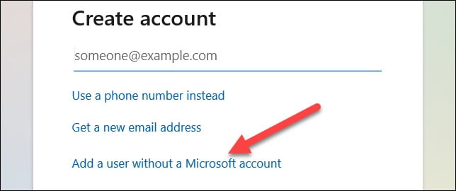 Create account