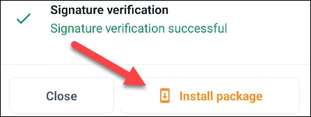 نحوه Sideload برنامه ها در اندروید 7 Install Package