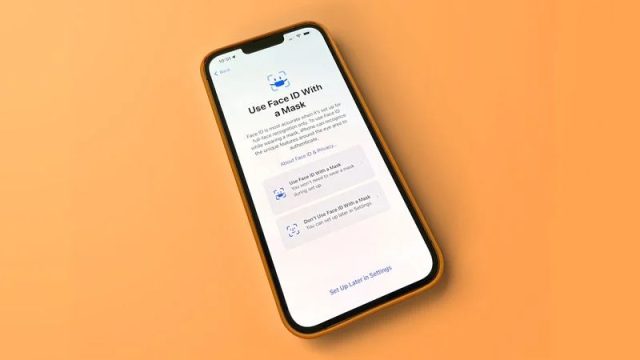 نحوه تنظیم Face ID با ماسک در iOS 15.4