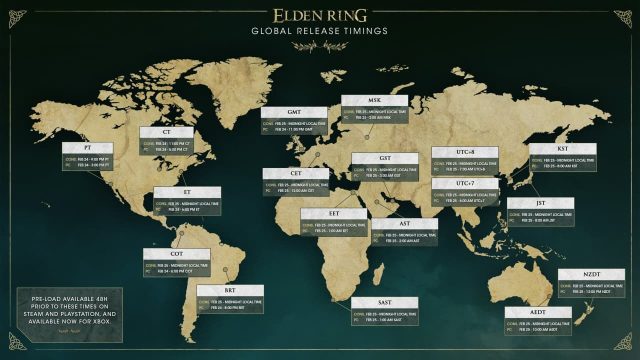 اعلام تاریخ عرضه جهانی بازی Elden Ring