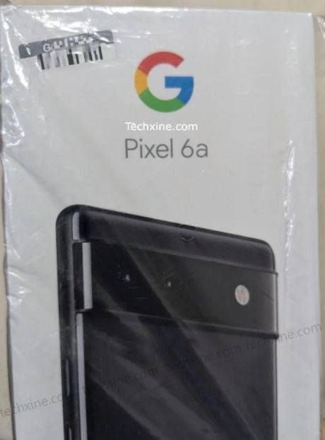 آشکار شدن تصویر باکس خرده فروشی گوشی Pixel 6a گوگل