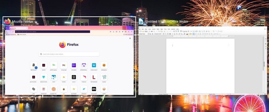 Task switcher با وضوح بالا