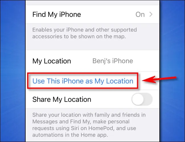 چگونه سرویس Find My را در آیفون و آیپد تنظیم کنید 4 تنظیم سرویس