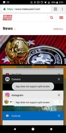 روش استفاده از Split Screen Mode در اندروید