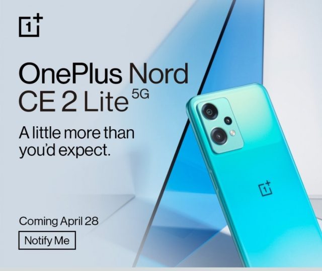 انتشار تصویر جدید از گوشی OnePlus Nord CE 2 Lite 5G 