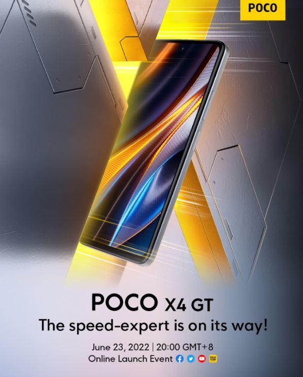 تاریخ رونمایی گوشی Poco X4 GT مشخص شد