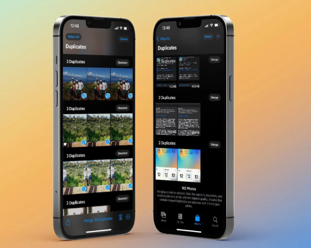 نحوه حذف عکس های تکراری آیفون با ابزار داخلی iOS 16