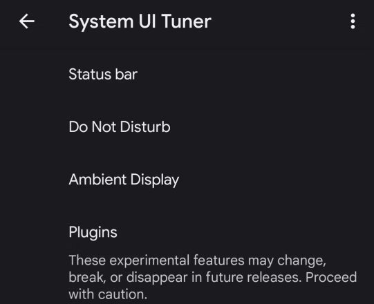 آموزش دسترسی به System UI Tuner پنهان اندروید