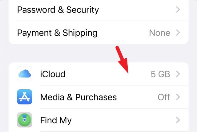 iCloud backup