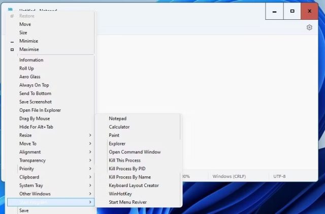 چگونه گزینه های جدید به System Menu ویندوز 11 اضافه کنیم