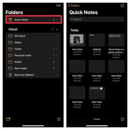 نحوه فعال کردن و استفاده از Quick Note در iOS 16