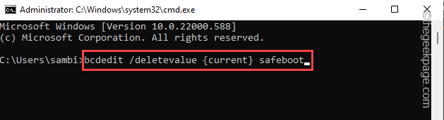نحوه خروج از حالت Safe Mode در ویندوز 11 با استفاده از ترمینال Command Prompt