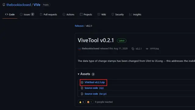 دانلود vivetool