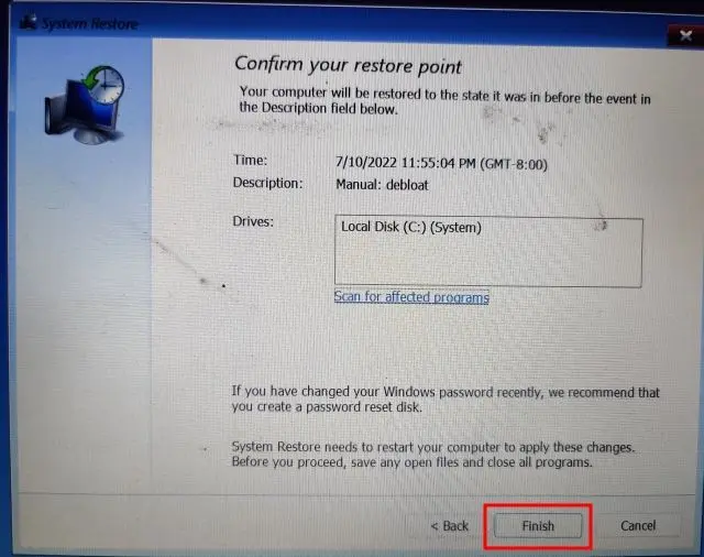 فرآیند بازیابی سیستم در ویندوز 11 از صفحه بوت شروع شود.