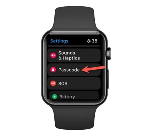 فعال کردن رمز عبور در اپل واچ
