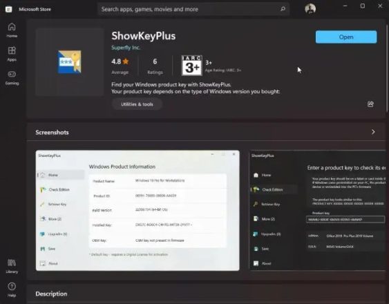 کلید محصول ویندوز 11 را با استفاده از ShowKeyPlus پیدا کنید