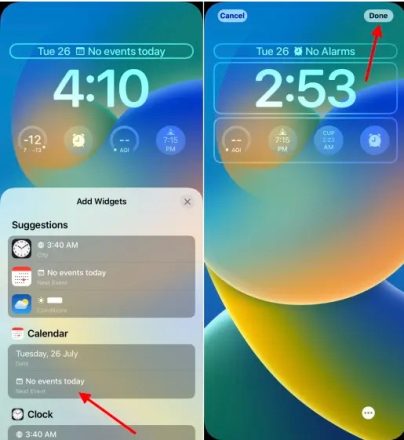 نحوه افزودن ابزارک به صفحه قفل آیفون در iOS 16 6 نحوه افزودن ابزارک به صفحه قفل آیفون در iOS 16
