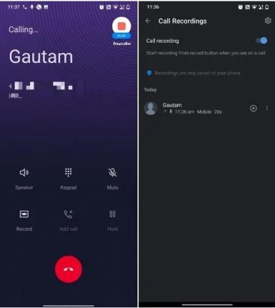 Initial Impressions ضبط تماس در Truecaller برای Android