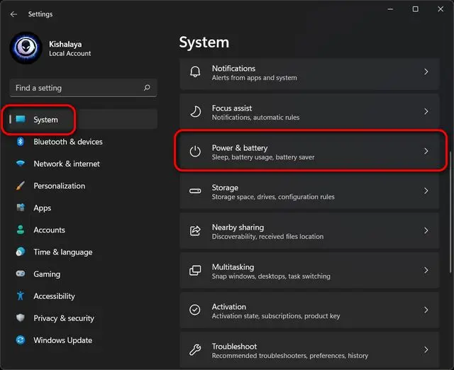 نحوه تغییر تنظیمات Power Mode در ویندوز 11