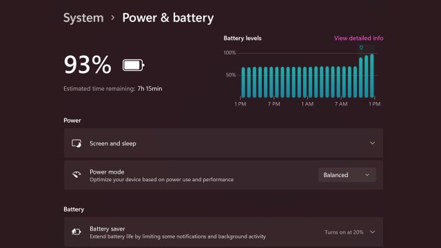 نحوه تغییر تنظیمات Power Mode در ویندوز 11