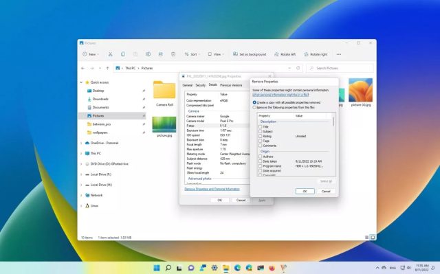 چگونه متادیتای عکس را در ویندوز 11 تغییر دهیم