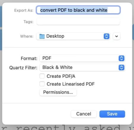 تبدیل PDF رنگی به سیاه و سفید در ویندوز