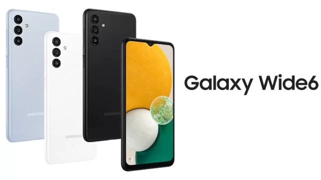 گوشی Galaxy Wide 6 با نمایشگر 90 هرتزی معرفی شد