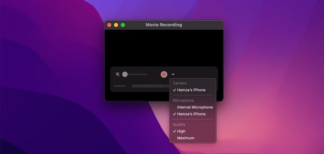 ضبط صفحه آیفون خود با استفاده از QuickTime Player در Mac