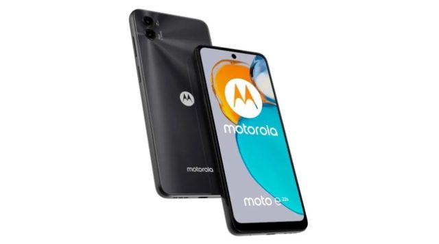 انتشار تصویر رندر جدید از گوشی موتورولا Moto E22