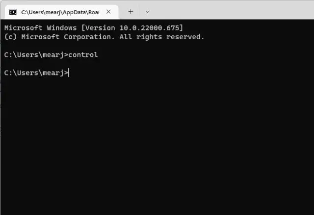 کنترل پنل را در ویندوز 11 از Command Prompt یا PowerShell باز کنید