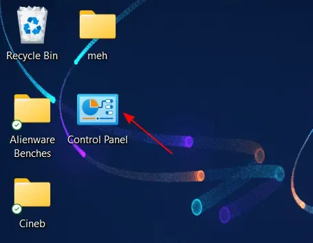 یک میانبر دسکتاپ برای کنترل پنل در ویندوز 11 ایجاد کنید.