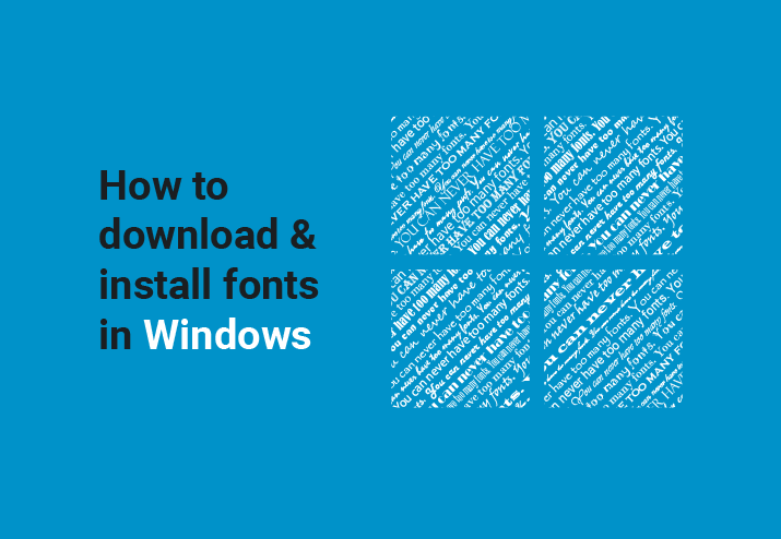 نحوه دانلود و نصب فونت در ویندوز 10/11