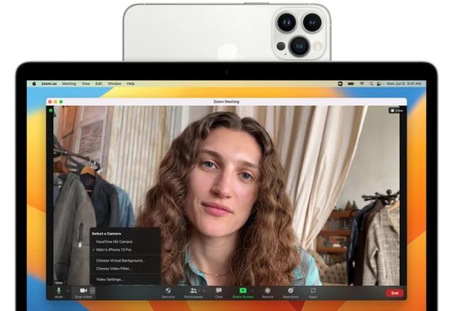 نحوه استفاده از دوربین Continuity در macOS Ventura و iOS 16