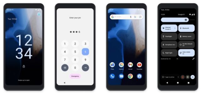 ویژگی های جدید Android 13 Go Edition 1 متریال و مواد