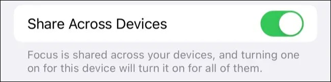 تنظیمات فوکوس را بین دستگاه های اپل به اشتراک بگذارید